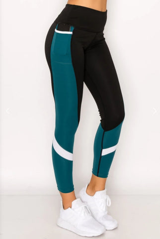 Teal Leggings