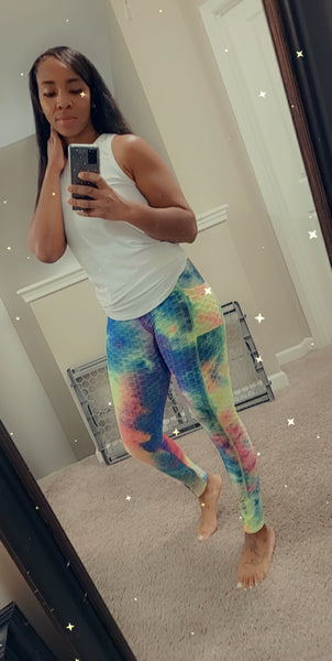 Tie dye leggings
